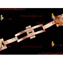 ROYAL OAK 38MM WHITE DIAL RG/SS RG/316L STRAP CALIBER 7750