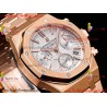 ROYAL OAK 38MM WHITE DIAL RG/SS RG/316L STRAP CALIBER 7750