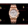 ROYAL OAK 38MM WHITE DIAL RG/SS RG/316L STRAP CALIBER 7750