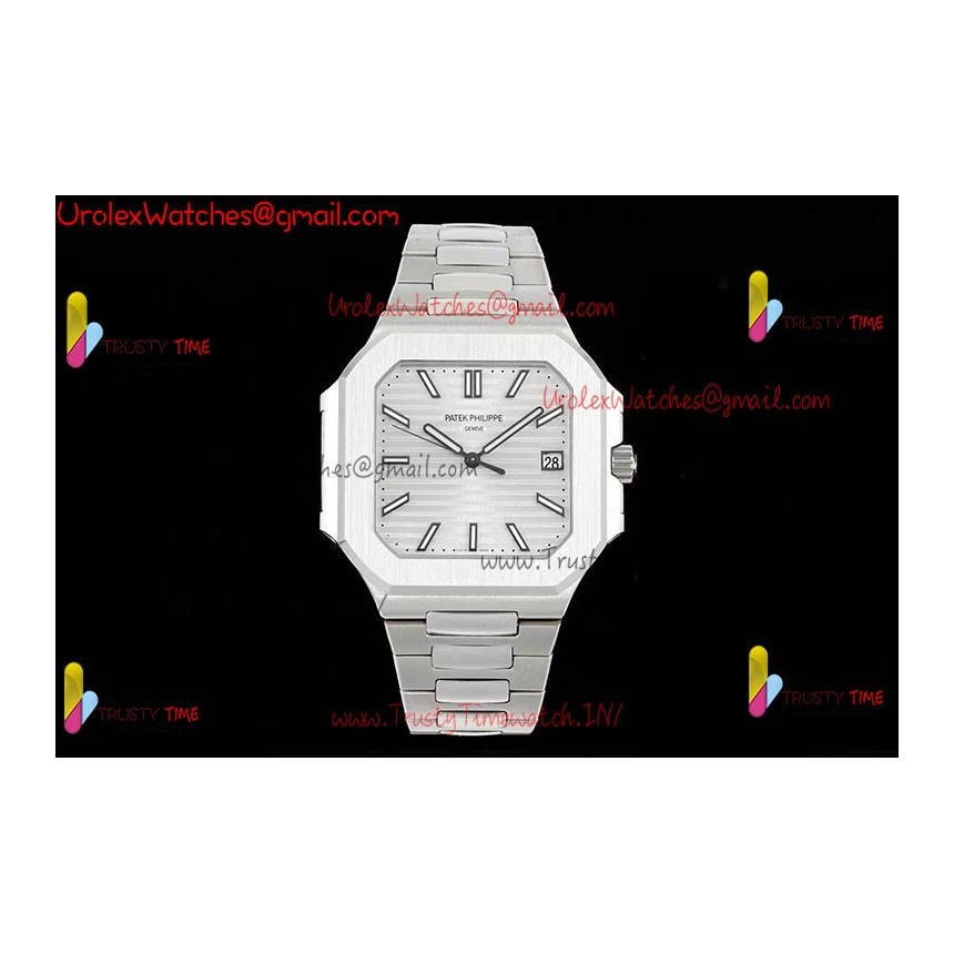Patek Philippe Nautilus Cubitus 5821 GRF 45MM White Dial SS 316L Strap Caliber 26-330 Patek Philippe Nautilus Cubitus 5821 GRF 45MM White Dial SS 316L Strap Caliber 26-330
