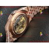 ROLEX Land-Dweller 40mm RS/Diamond White Dial Rose Gold Strap Caliber 7135Gold Strap Caliber 7135