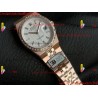 ROLEX Land-Dweller 40mm RS/Diamond White Dial Rose Gold Strap Caliber 7135Gold Strap Caliber 7135