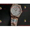 ROLEX Land-Dweller 40mm RS/Diamond White Dial Rose Gold Strap Caliber 7135Gold Strap Caliber 7135