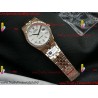 ROLEX Land-Dweller 40mm RS/Diamond White Dial Rose Gold Strap Caliber 7135Gold Strap Caliber 7135