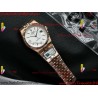 ROLEX Land-Dweller 40mm RS/SS White Dial Rose Gold Strap Caliber 7135