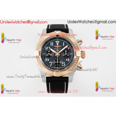 BR Avenger B01 Chronograph BLSF 45MM Grey  Dial RS Case Black Nylon Strap Caliber 7750