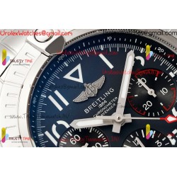 BR Avenger B01 Chronograph BLSF 45MM SS Blue Dial Stainless Steel Strap Caliber 7750