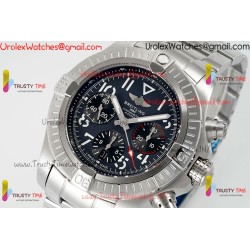 BR Avenger B01 Chronograph BLSF 45MM SS Blue Dial Stainless Steel Strap Caliber 7750