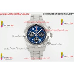 BR Avenger B01 Chronograph BLSF 45MM SS Blue Dial Stainless Steel Strap Caliber 7750
