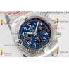 BR Avenger B01 Chronograph BLSF 45MM SS Blue Dial Stainless Steel Strap Caliber 7750