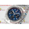 BR Avenger B01 Chronograph BLSF 45MM SS Blue Dial Stainless Steel Strap Caliber 7750