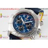 BR Avenger B01 Chronograph BLSF 45MM SS Blue Dial Blue Nylon Strap Caliber 7750