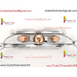 Breitling Mechanical Chronograph BLSF White Dial SS Stainless Steel Strap Caliber B01