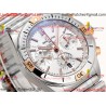 Breitling Mechanical Chronograph BLSF White Dial SS Stainless Steel Strap Caliber B01