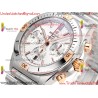 Breitling Mechanical Chronograph BLSF White Dial SS Stainless Steel Strap Caliber B01
