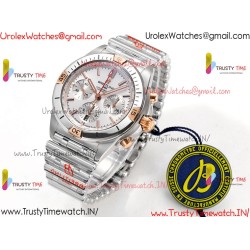 Breitling Mechanical Chronograph BLSF White Dial SS Stainless Steel Strap Caliber B01