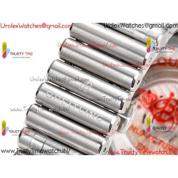 Breitling Mechanical Chronograph BLSF White Dial SS Stainless Steel Strap Caliber B01