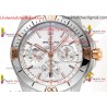 Breitling Mechanical Chronograph BLSF White Dial SS Stainless Steel Strap Caliber B01