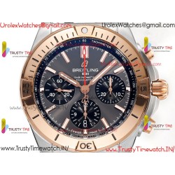 Breitling Mechanical Chronograph BLSF Grey Dial RS/SS Strap Caliber B01