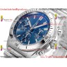 Breitling Mechanical Chronograph BLSF Blue Dial SS Stainless Steel Strap Caliber B01