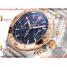 Breitling Mechanical Chronograph BLSF Blue Dial RS/SS Strap Caliber B01