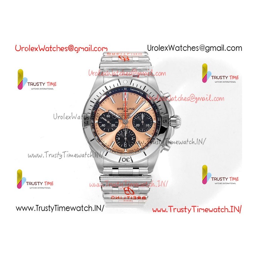 Breitling Mechanical Chronograph BLSF RS Dial SS Stainless Steel Strap Caliber B01