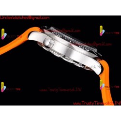 New Seamaster 300M OVSF 42MM Black Dial SS Yellow Rubber Strap Caliber 8806