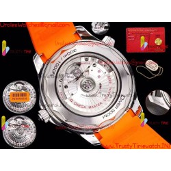 New Seamaster 300M OVSF 42MM Black Dial SS Yellow Rubber Strap Caliber 8806