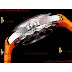 New Seamaster 300M OVSF 42MM Black Dial SS Yellow Rubber Strap Caliber 8806