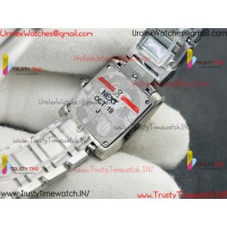 Cartier TANK V3 24mm White Dial Diamond/SS Stainless Steel Strap Swiss Quartz Movement