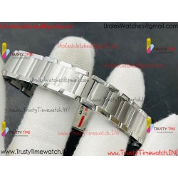 Cartier TANK V3 24mm White Dial Diamond/SS Stainless Steel Strap Swiss Quartz Movement