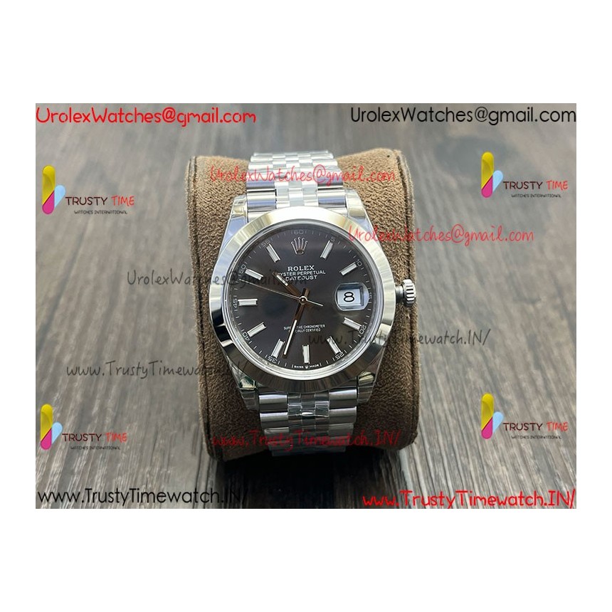 Rolex Datejust VSF 41MM Black Dial 904L Stainless Steel Strap Caliber 3235