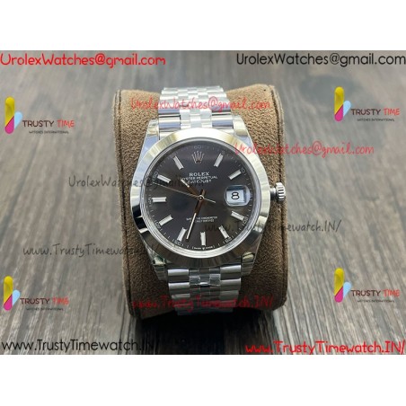 Rolex Datejust VSF 41MM Black Dial 904L Stainless Steel Strap Caliber 3235