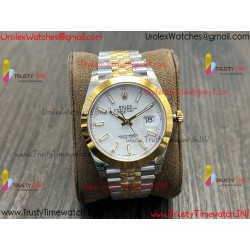 Rolex Datejust VSF 41MM White Dial YG/SS Stainless Steel Strap Caliber 3235