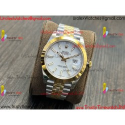 Rolex Datejust VSF 41MM White Dial YG/SS Stainless Steel Strap Caliber 3235
