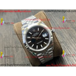 Rolex Datejust VSF 41MM Black Dial 904L Stainless Steel Strap Caliber 3235