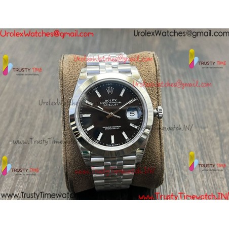 Rolex Datejust VSF 41MM Black Dial 904L Stainless Steel Strap Caliber 3235