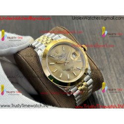 Rolex Datejust VSF 41MM Gold Dial YG  Yellow Gold /SS Strap Caliber 3235