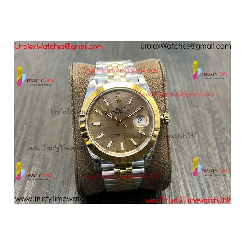 Rolex Datejust VSF 41MM Gold Dial YG  Yellow Gold /SS Strap Caliber 3235