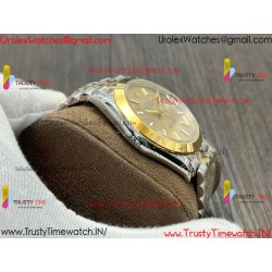 Rolex Datejust VSF 41MM Gold Dial YG  Yellow Gold /SS Strap Caliber 3235