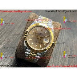 Rolex Datejust VSF 41MM Gold Dial YG  Yellow Gold /SS Strap Caliber 3235