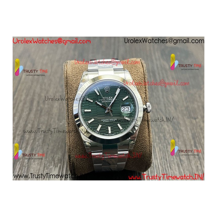Rolex Datejust VSF 41MM Green Dial 904L Stainless Steel Strap Caliber 3235