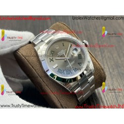 Rolex Datejust VSF 41MM Green Dial 904L SS Oyster Stainless Steel Bracelet Caliber 3235