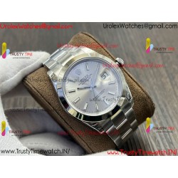 Rolex Datejust VSF 41MM White Dial SS 904LOyster Stainless Steel Bracelet Caliber 3235