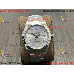 Rolex Datejust VSF 41MM White Dial SS 904LOyster Stainless Steel Bracelet Caliber 3235