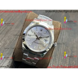 Rolex Datejust VSF 41MM White Dial SS 904LOyster Stainless Steel Bracelet Caliber 3235