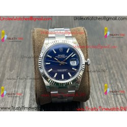 ROLEX DATEJUST VSF 41MM BLUE DIAL SS 904L OYSTER STAINLESS STEEL BRACELET CALIBER 3235