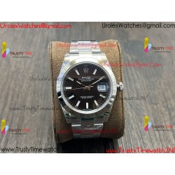 ROLEX DATEJUST VSF 41MM BLACK DIAL SS 904L OYSTER STAINLESS STEEL BRACELET CALIBER 3235