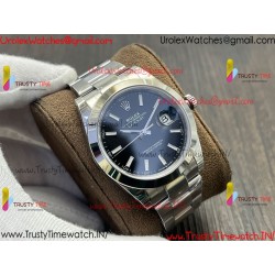 ROLEX DATEJUST VSF 41MM BLACK DIAL SS 904L OYSTER STAINLESS STEEL BRACELET CALIBER 3235