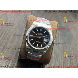 ROLEX DATEJUST VSF 41MM BLACK DIAL SS 904L OYSTER STAINLESS STEEL BRACELET CALIBER 3235